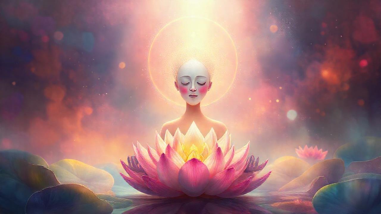 Meditación serena inspira un arte abstracto