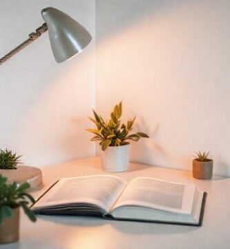 Espacio minimalista: calma y productividad