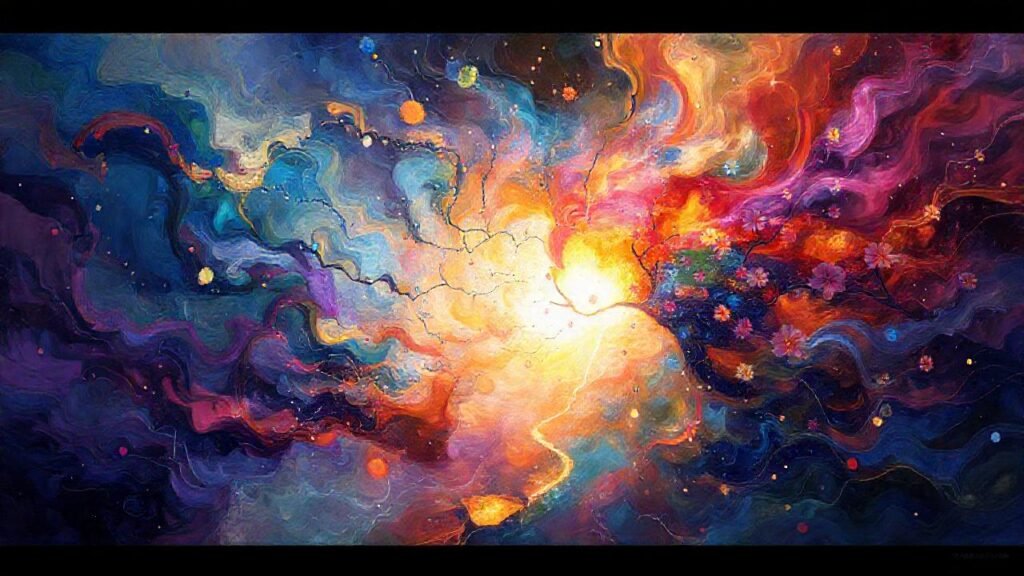 Un alma digital crea esperanza vibrante