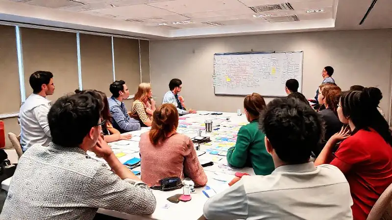 Reunión colaborativa y enfocada en ideas