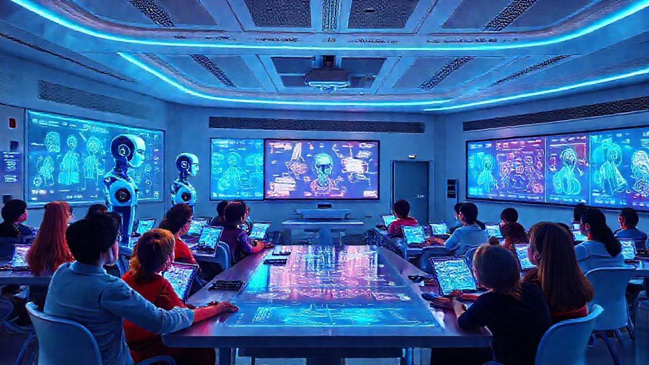Clase futurista: aprendizaje digital e interactivo