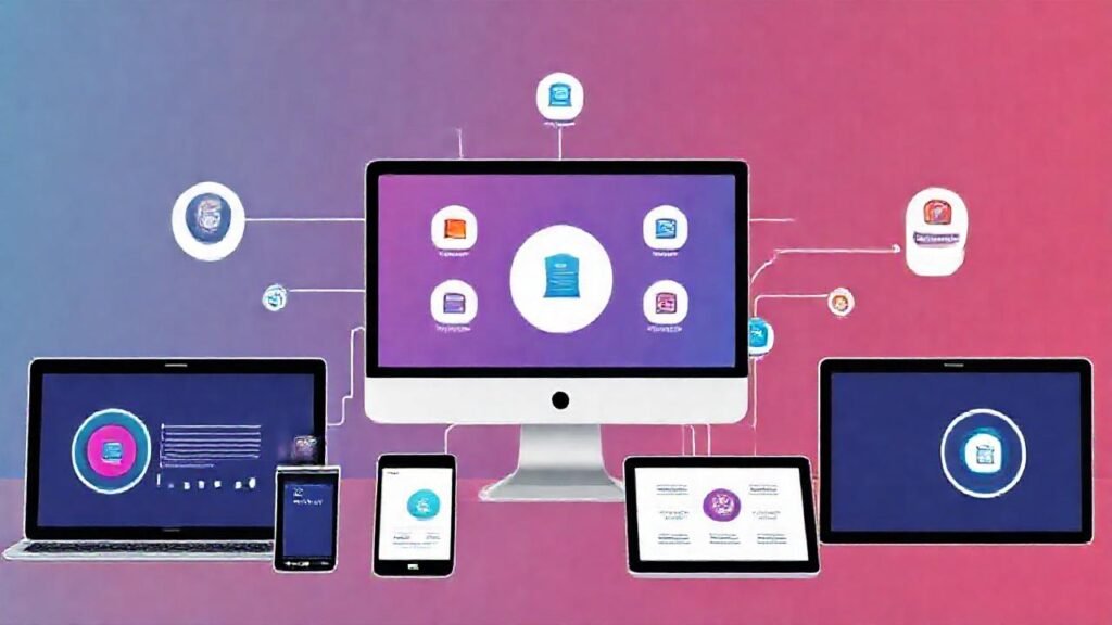 Interfaces digitales modernas son visualmente atractivas y organizadas