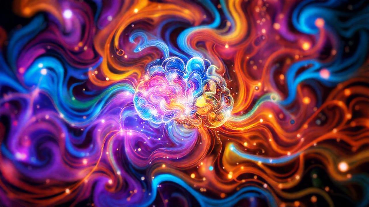 Imágenes abstractas evocan energía vibrante e interconexión