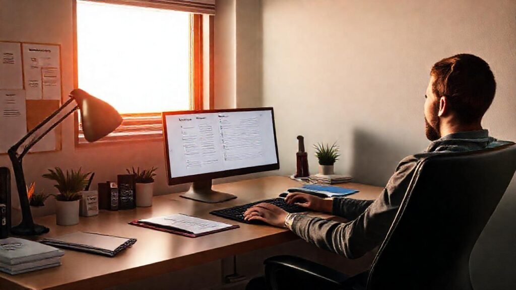Un espacio productivo inspira concentración serena