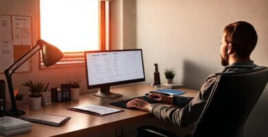 Un espacio productivo inspira concentración serena