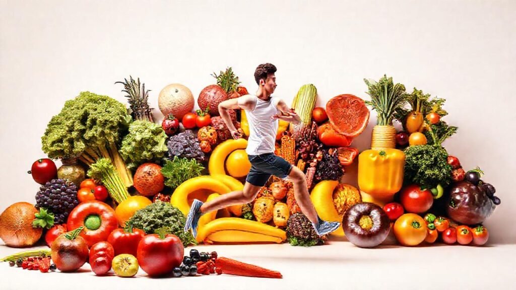 Deportistas y frutas vibran en salud