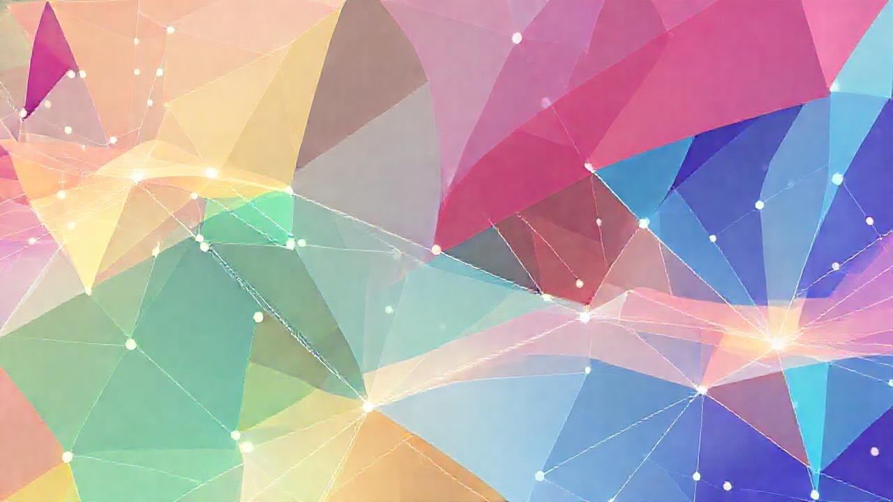 Formas geométricas vibrantes inspiran innovación