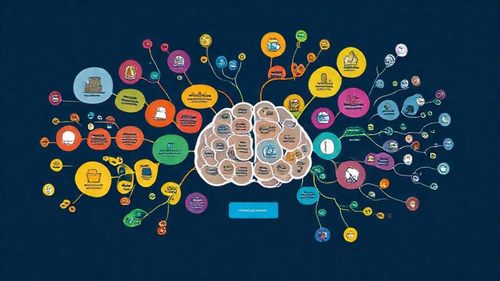 Un mapa mental vibrante facilita el aprendizaje