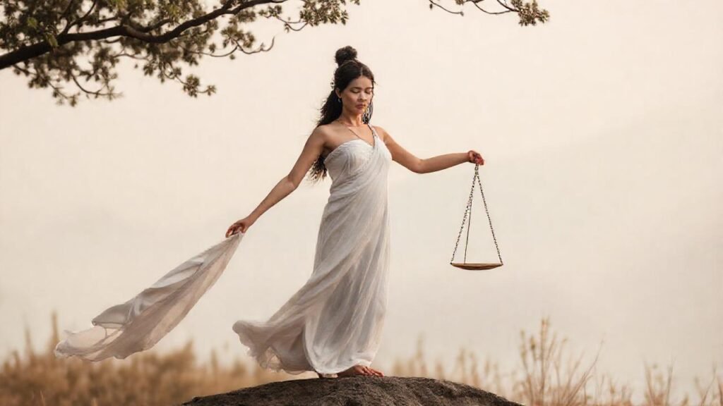 Equilibrio sereno en naturaleza pacífica