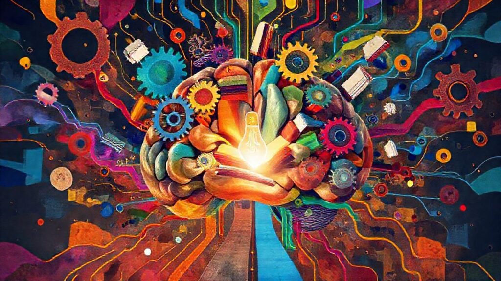 Un cerebro creativo genera ideas brillantes