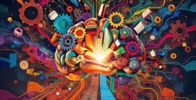 Un cerebro creativo genera ideas brillantes