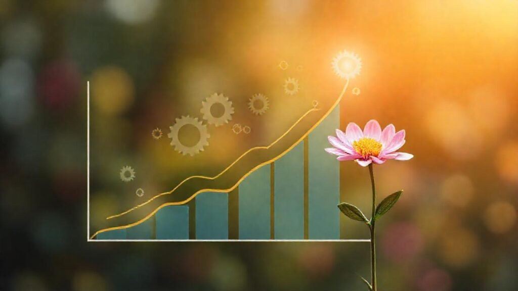 Crecimiento positivo se visualiza con claridad