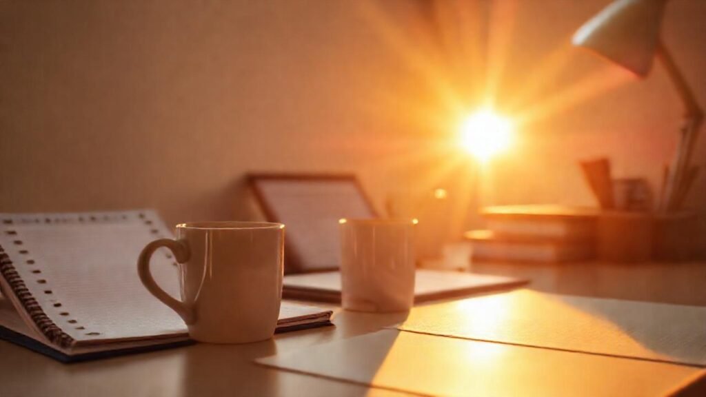 Un amanecer tranquilo inspira productividad