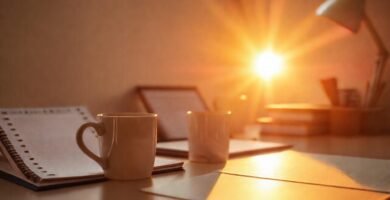 Un amanecer tranquilo inspira productividad