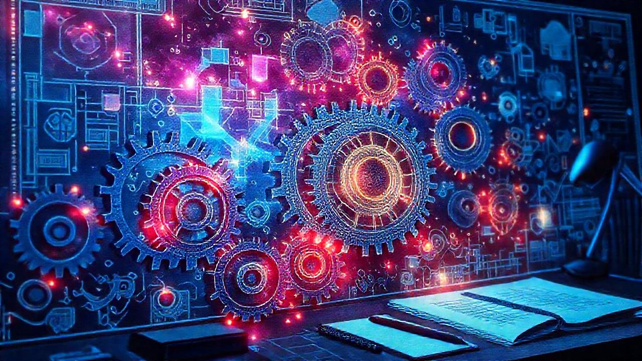 Diseño futurista, complejo y energético
