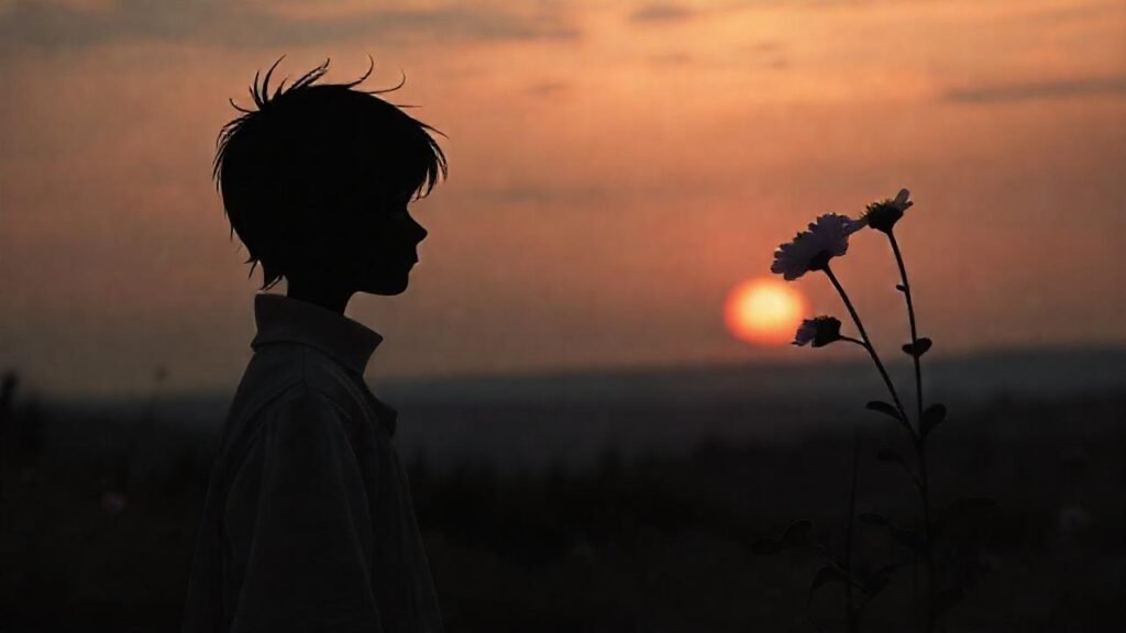 El amanecer irradia esperanza serena