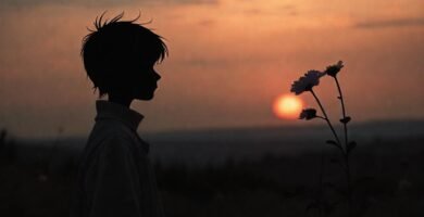 El amanecer irradia esperanza serena