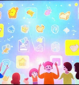 Una interfaz digital atractiva y divertida aprende
