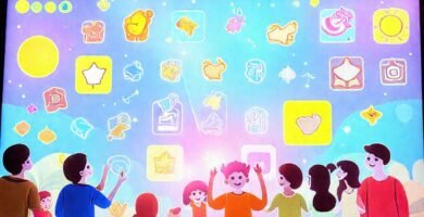 Una interfaz digital atractiva y divertida aprende
