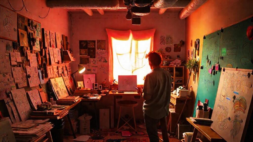 El estudio creativo irradia inspiración y esperanza