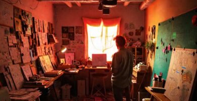 El estudio creativo irradia inspiración y esperanza