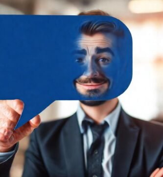 Un orador seguro en comunicación vibrante