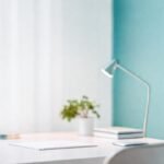 Escritorio minimalista: calma