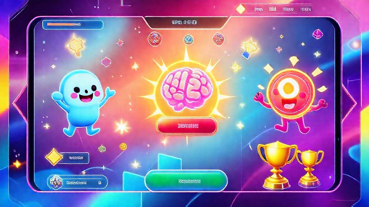 Un juego digital vibrante y futurista
