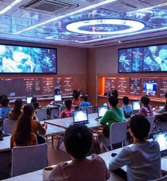 Un aula futurista aprende adaptativamente brillantemente