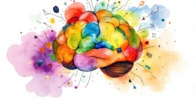El cerebro abstracto irradia ideas serenas