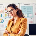 Una mujer inteligente planea el éxito