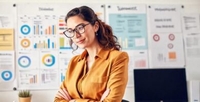 Una mujer inteligente planea el éxito