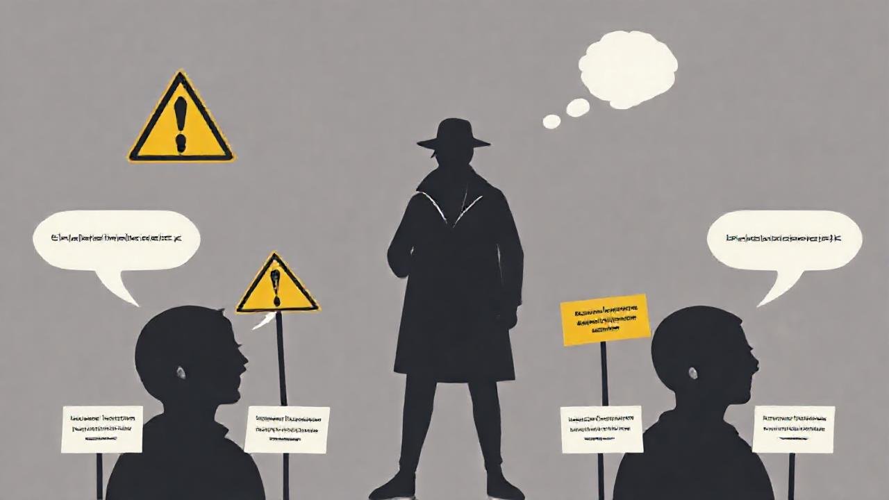 La ilustración critica el razonamiento engañoso