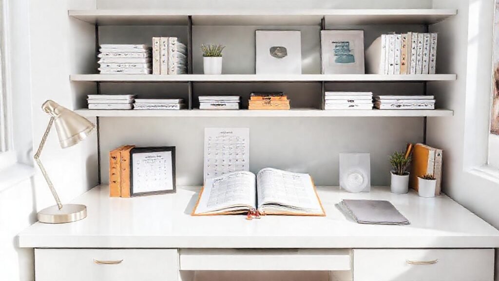 Un espacio de trabajo tranquilo y funcional