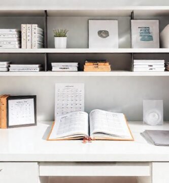 Un espacio de trabajo tranquilo y funcional