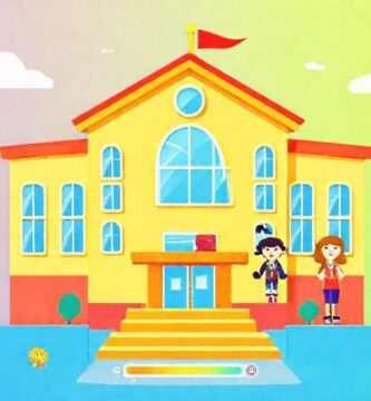 Una escuela vibrante y juguetona recompensa a los estudiantes