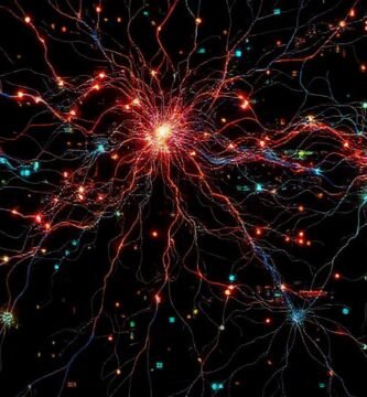 Una red neuronal compleja emite caos colorido