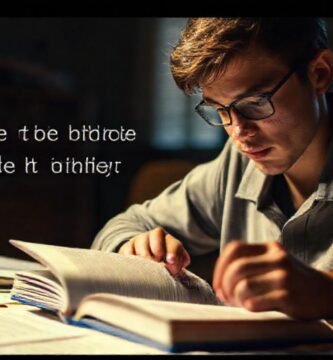 Estudiante concentrado