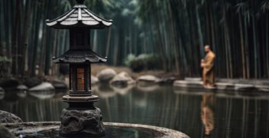 Un jardín zen evoca serenidad y calma