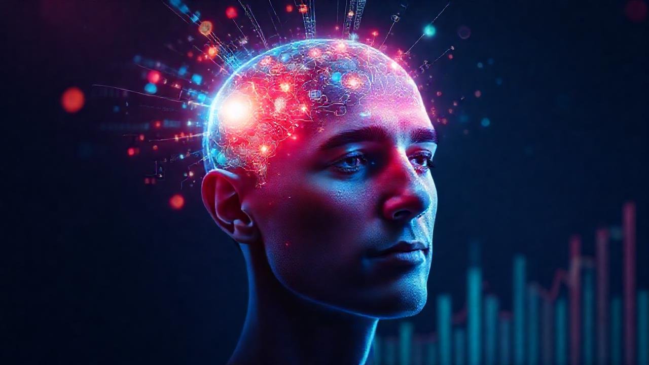 Mente enfocada, aura brillante, progreso visualizado