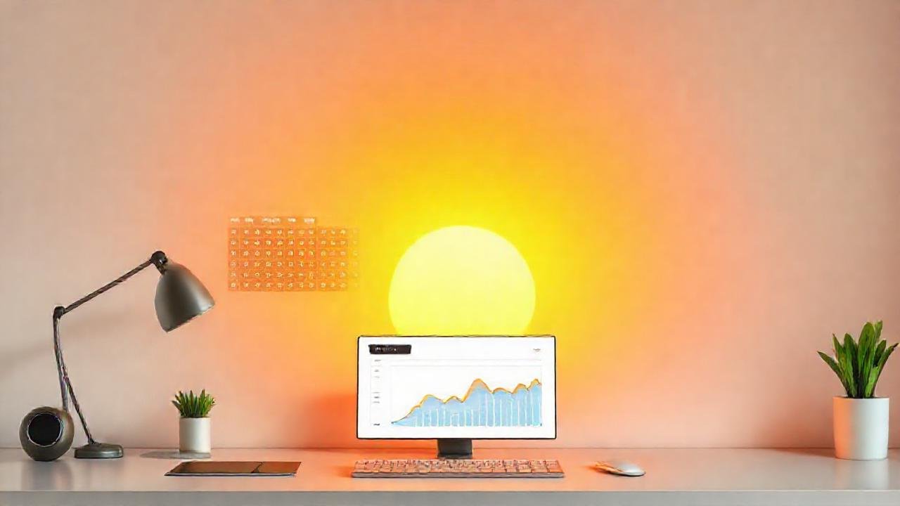 Un escritorio minimalista inspira productividad serena