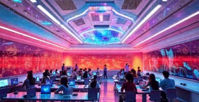 Aula futurista: aprendizaje dinámico e innovador