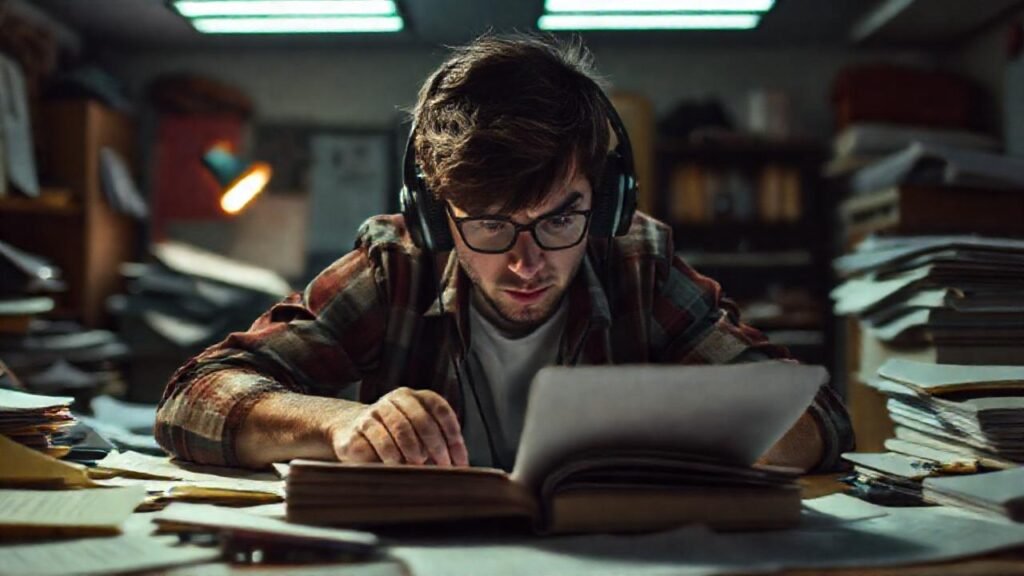 El estudiante lucha con la concentración