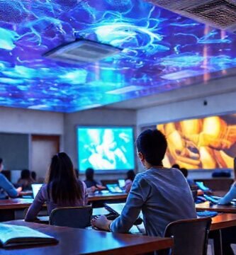 Aula futurista: aprendizaje digital e interactivo