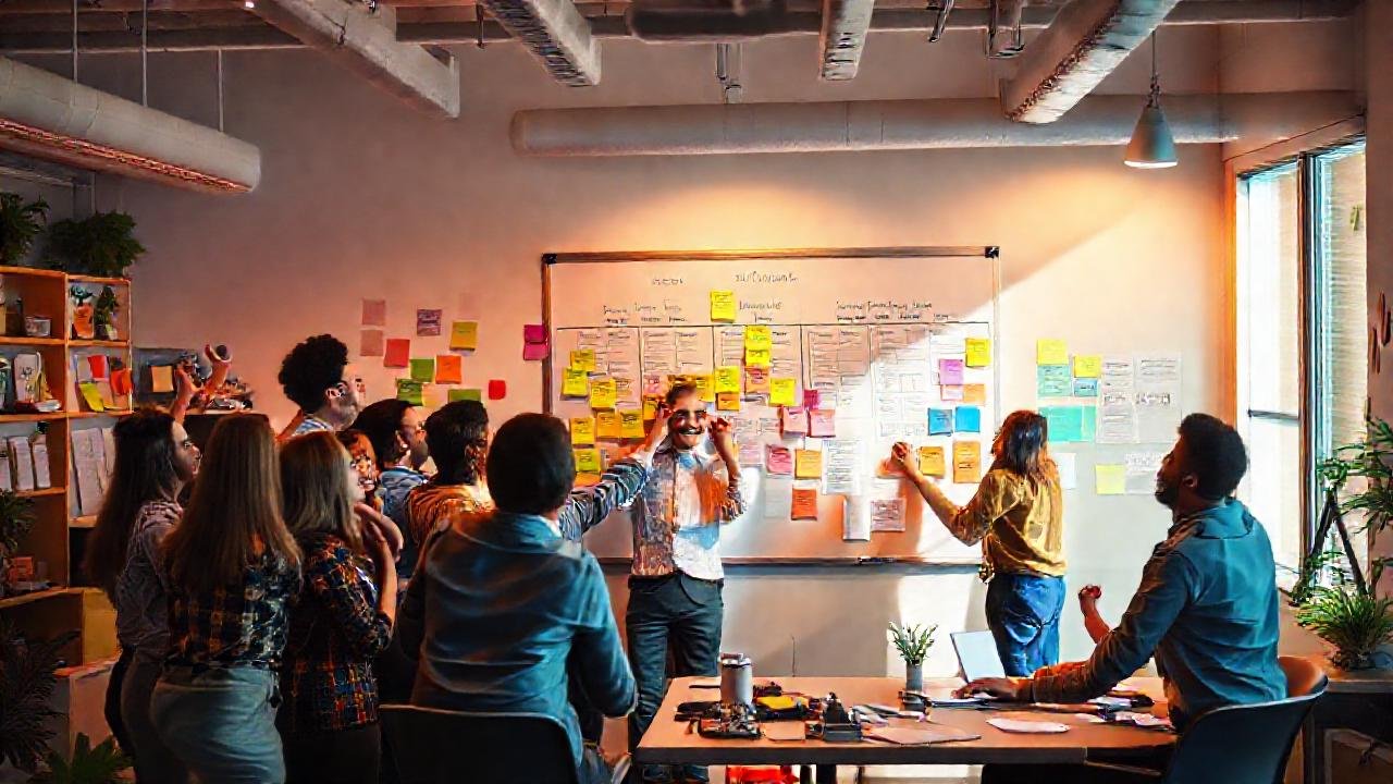 Un equipo creativo y feliz inspira