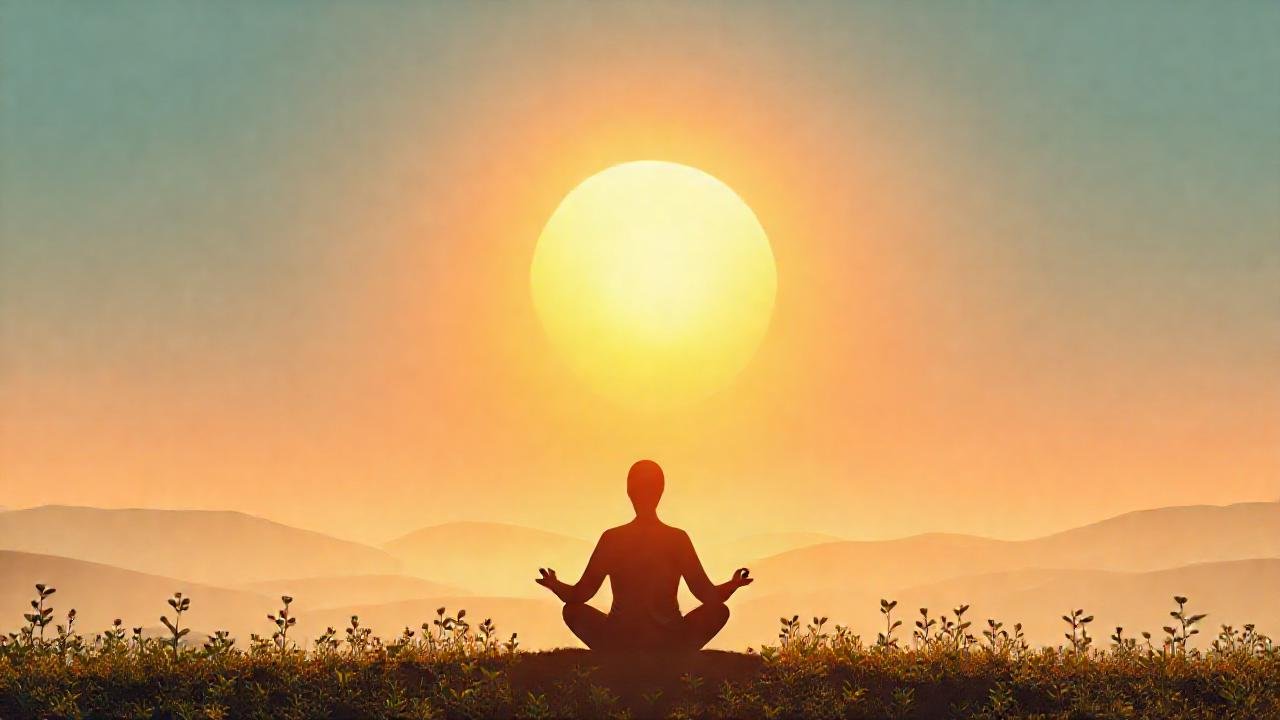 Meditación serena inspira crecimiento y paz