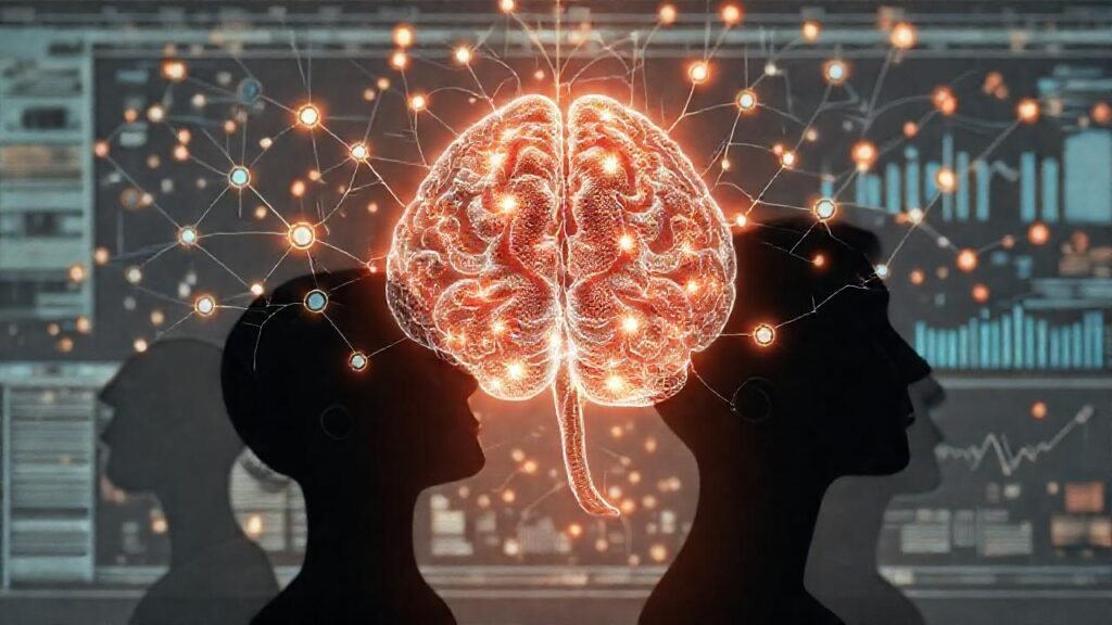 El cerebro muestra conexiones analíticas serenas