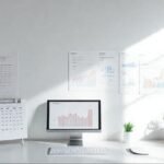 Un escritorio minimalista impulsa la productividad organizada