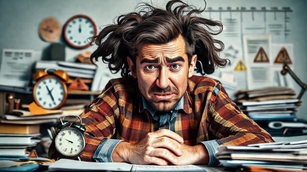 El trabajo es caótico y frustrante