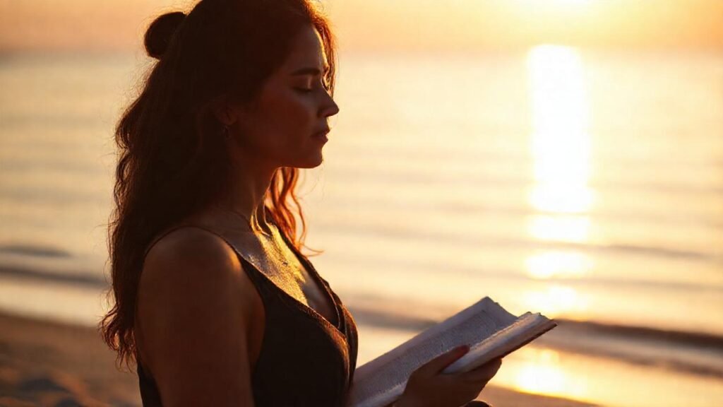 Mujer meditando